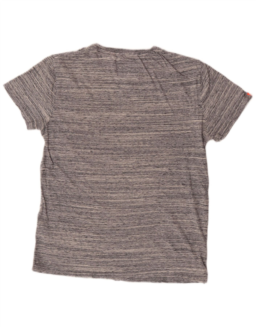 T-shirt męski Superdry Średnio szary, bawełniany nakrapiany