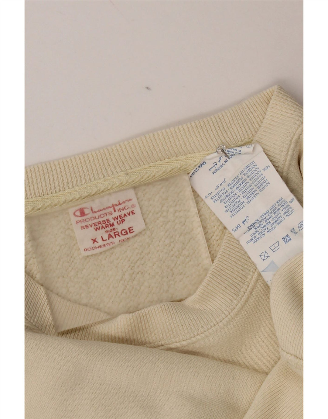Bluza męska Champion XL, beżowa, bawełniana