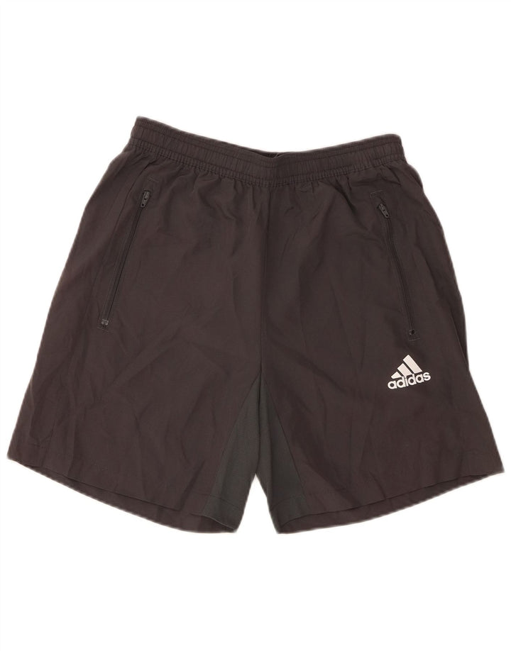 Męskie spodenki sportowe Adidas Aeroready, małe, szare, z poliestru