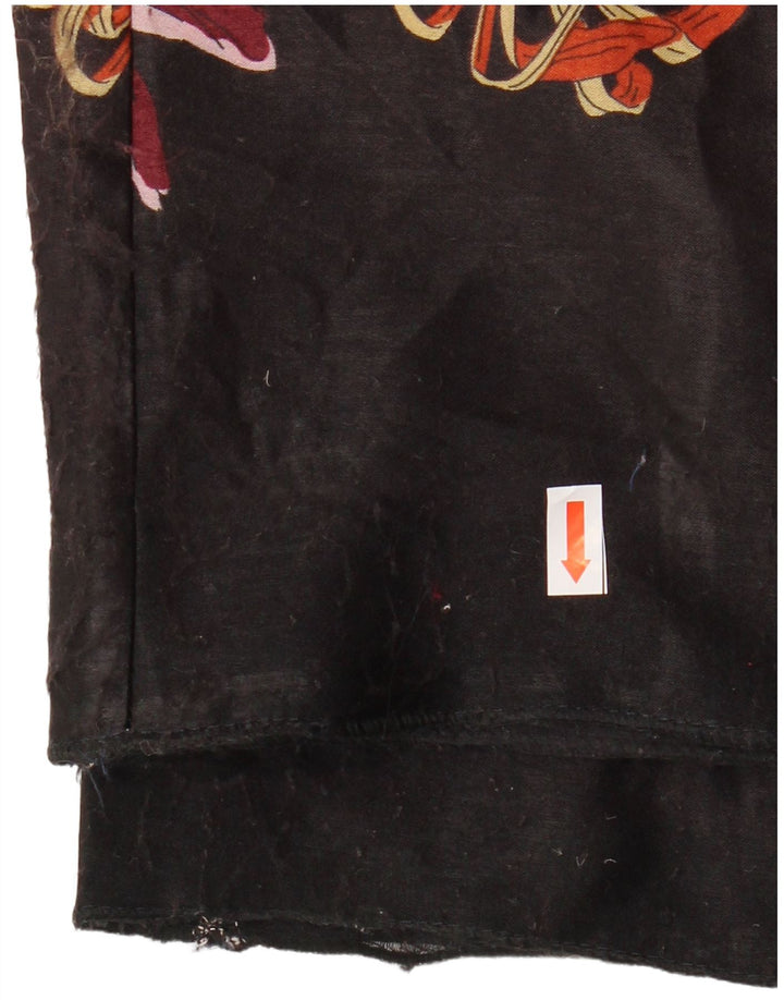 Damskie spodnie z szerokimi nogawkami ZARA W28 L29 Wielokolorowe kwiaty