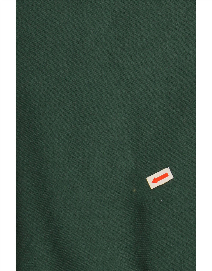 Damska bluza z dekoltem w stylu VINTAGE, UK 22/24 3XL, zielony poliester