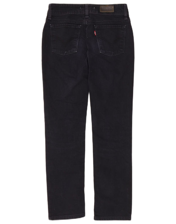 Damskie jeansy LEVI'S 571 Slim W28 L29 Granatowa bawełna