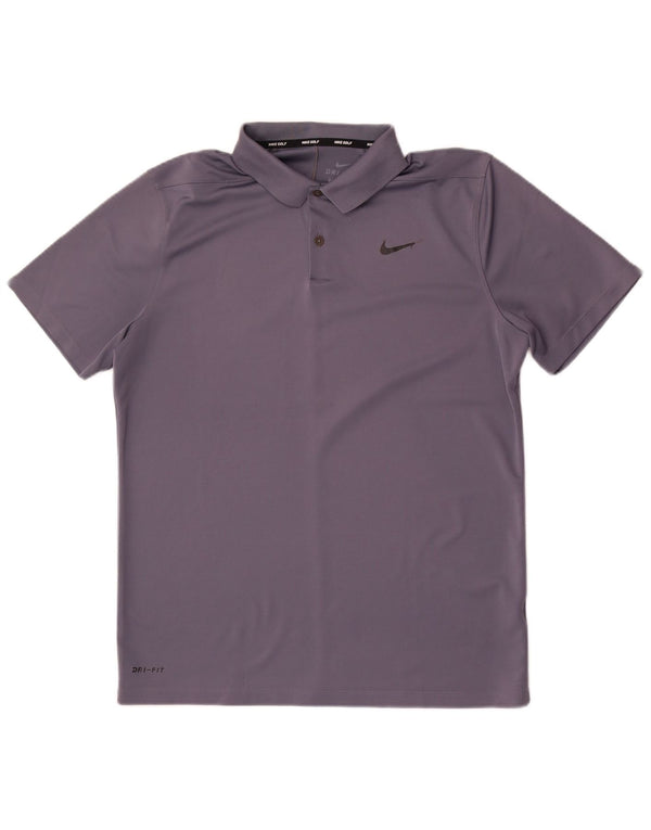 Męska koszulka polo Nike Dri Fit, duża, szara