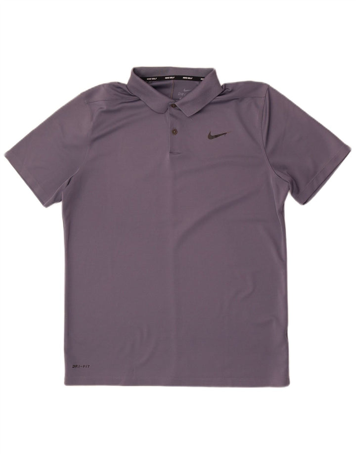 Męska koszulka polo Nike Dri Fit, duża, szara
