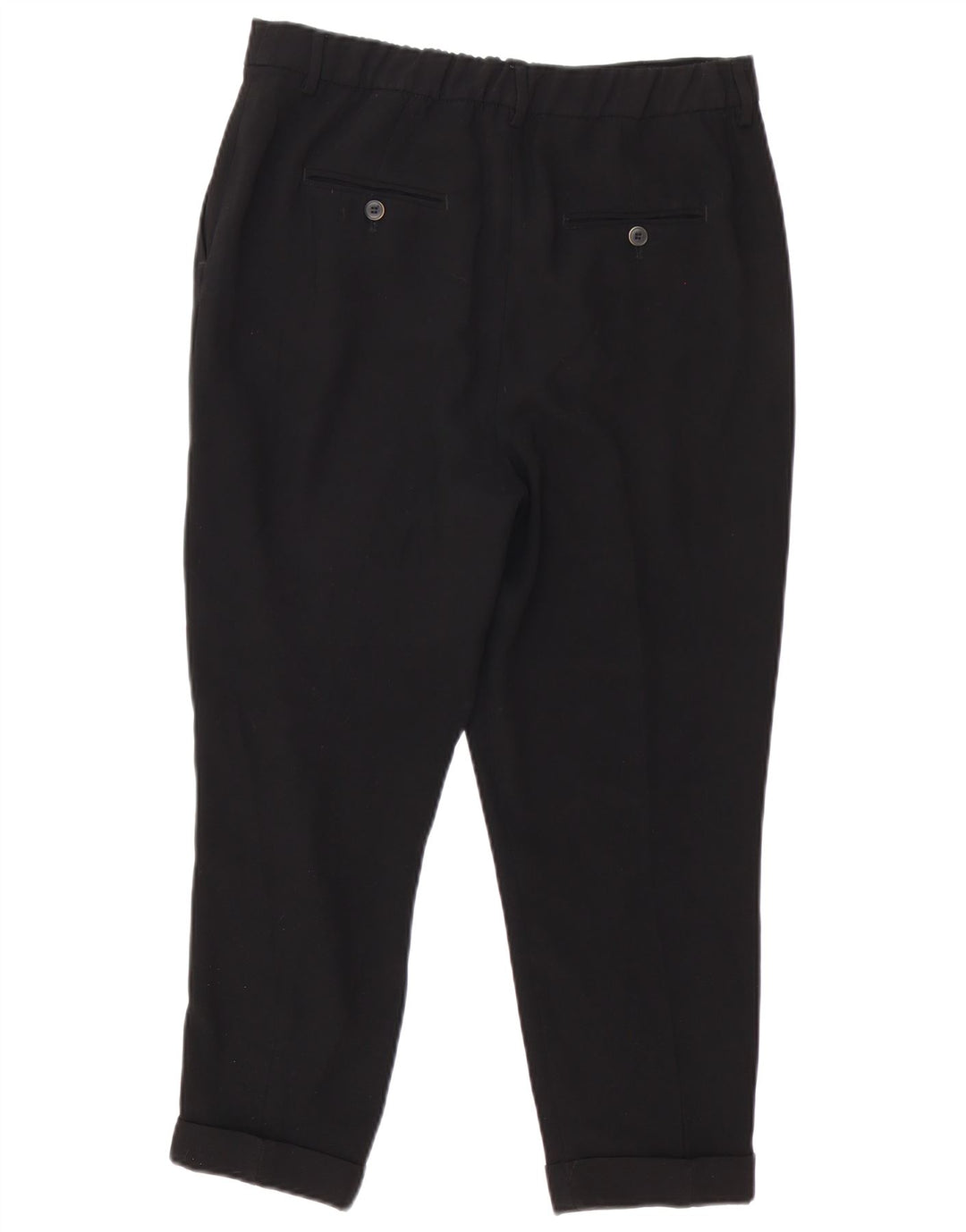 Damskie zwężane spodnie Capri Zara Medium W30 L23 Czarne