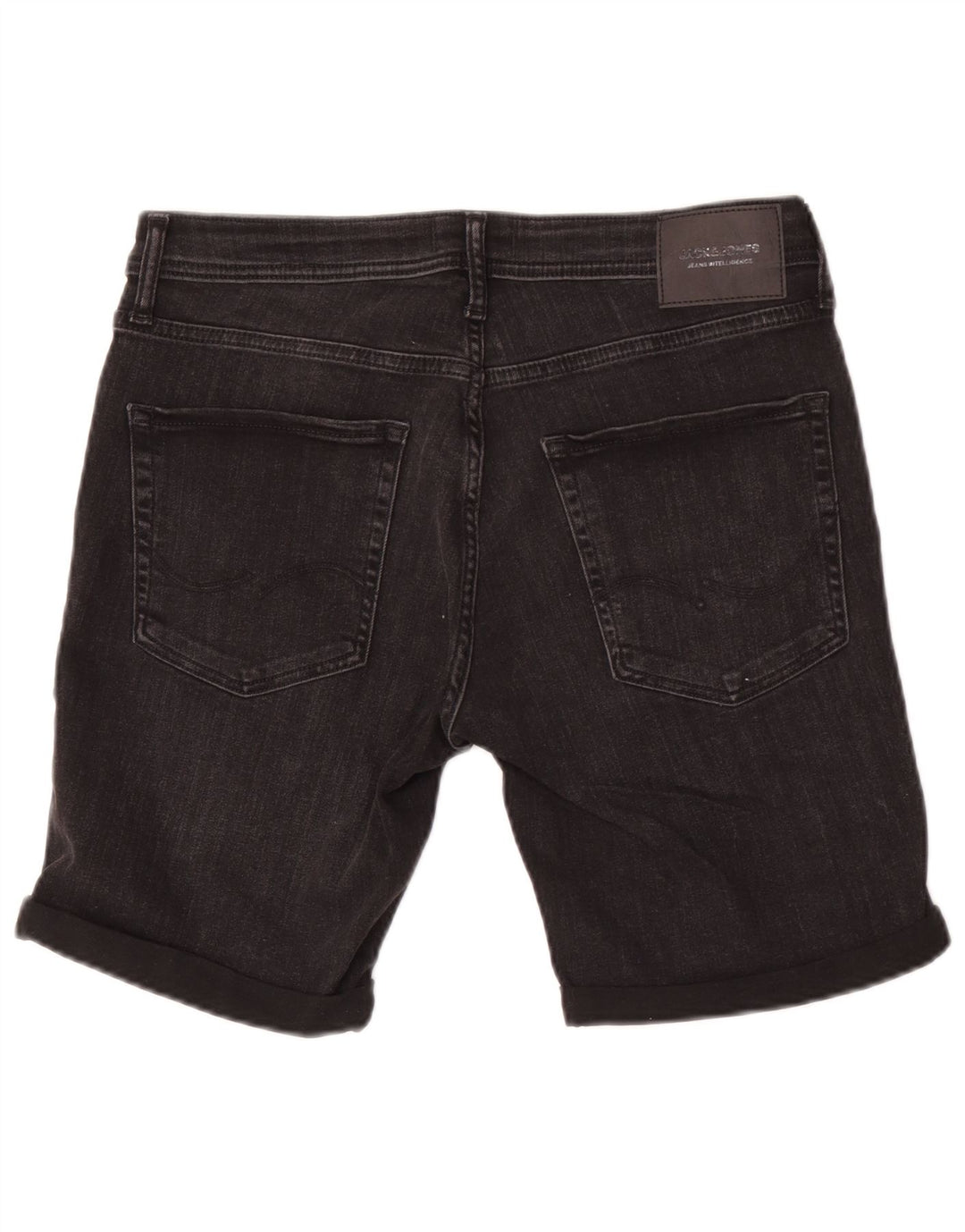 Męskie spodenki jeansowe Jack & Jones, średnie W32, czarne, bawełniane