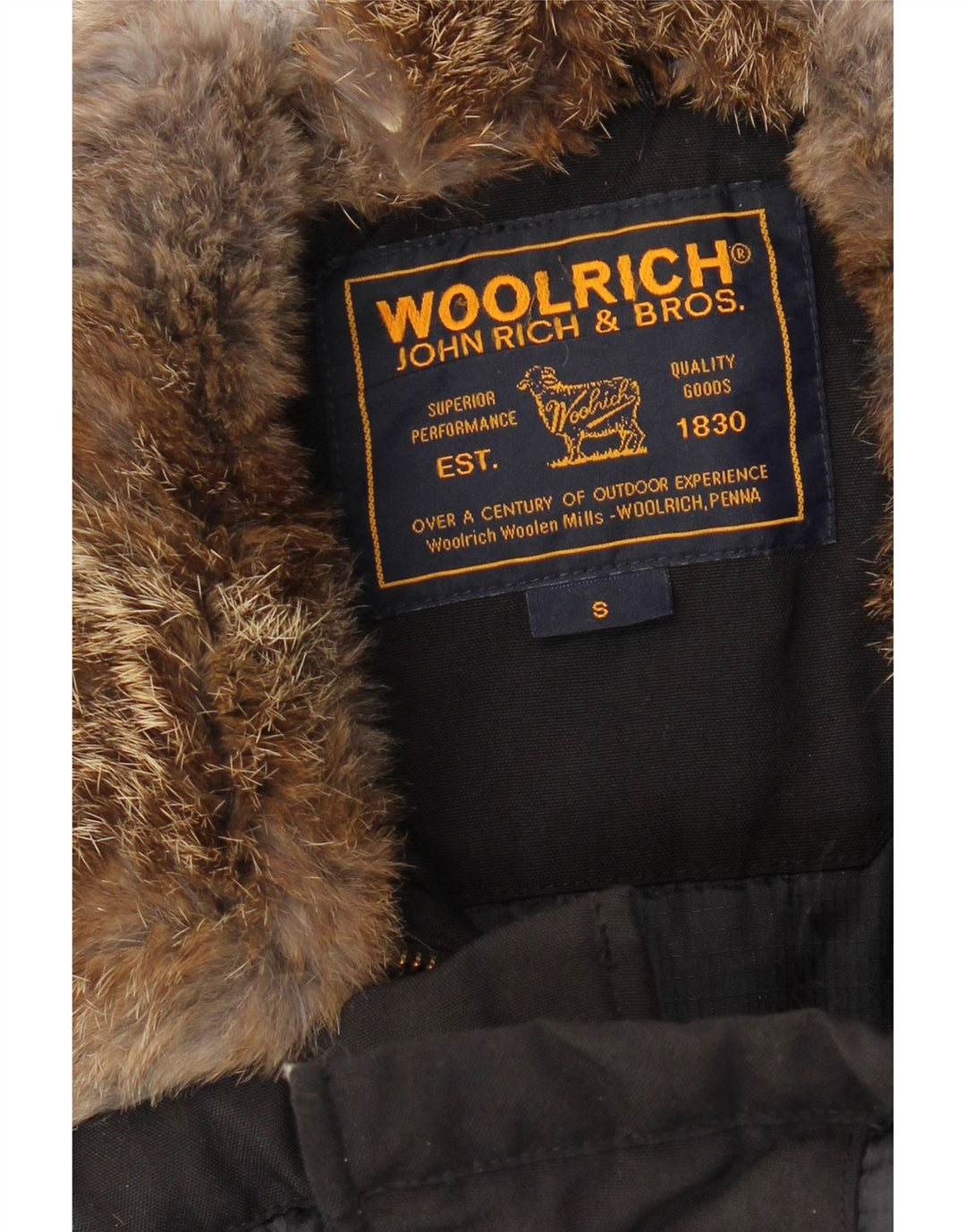 Kurtka damska WOOLRICH UK 10, mała, granatowa