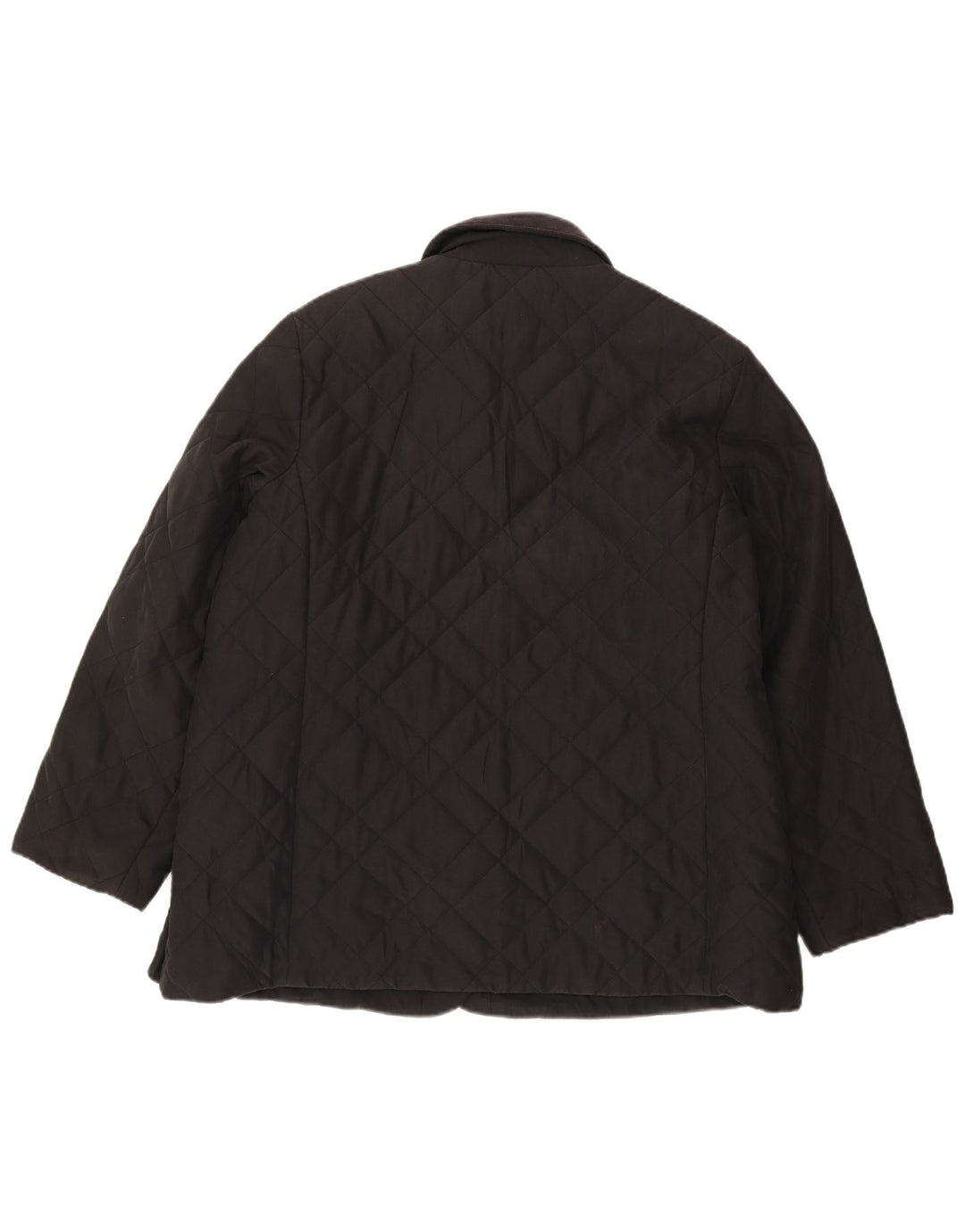 Marks & Spencer Damska pikowana kurtka UK 20 2XL Czarny poliester