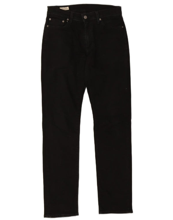 Levi's Mens 511 Slim Jeans W30 L32 Black Cotton