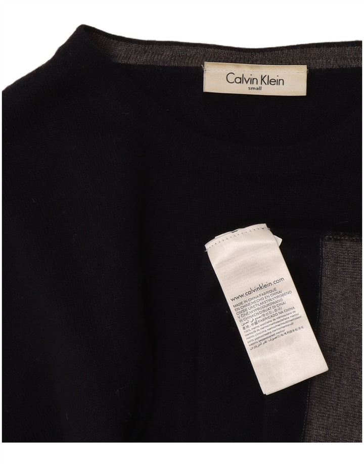 Calvin Klein Męskie Małe Granatowe Wełniane