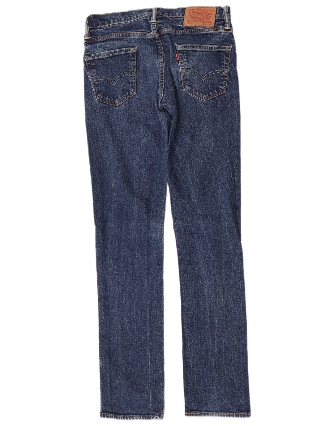 Męskie jeansy Levi's 511 Slim W30 L34 Niebieska bawełna