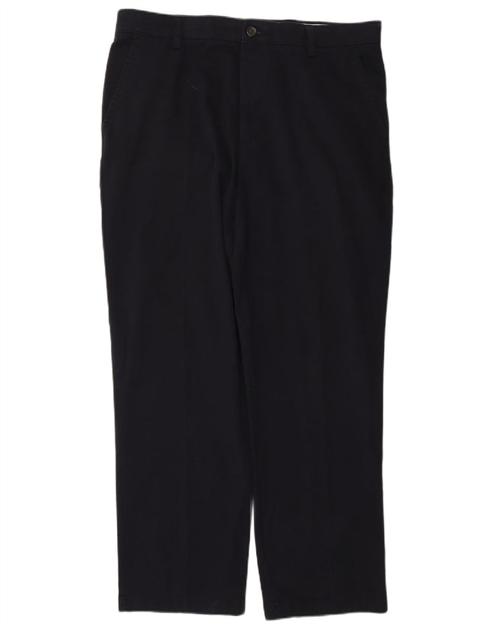 Męskie spodnie chino DOCKERS o klasycznym kroju W34 L30 Granatowa, bawełniana klasyczna