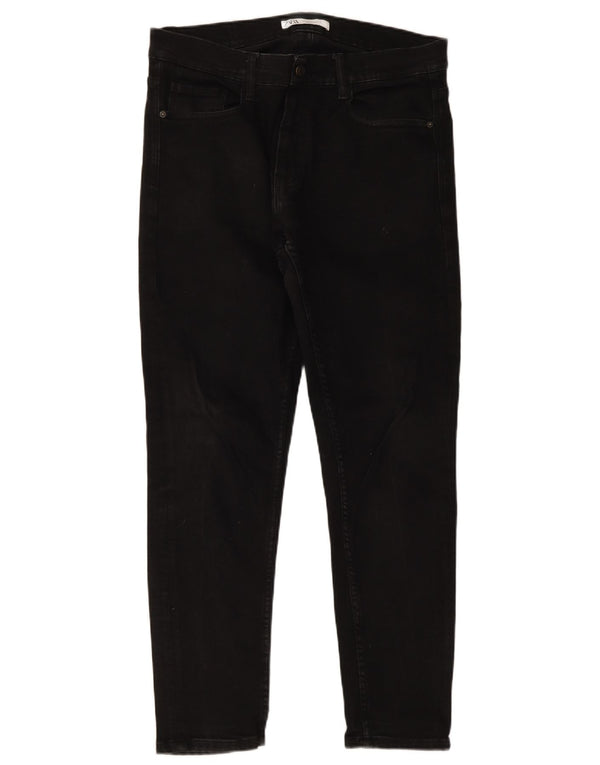 Zara Mens Slim Jeans EU 46 XL W36 L30 Black