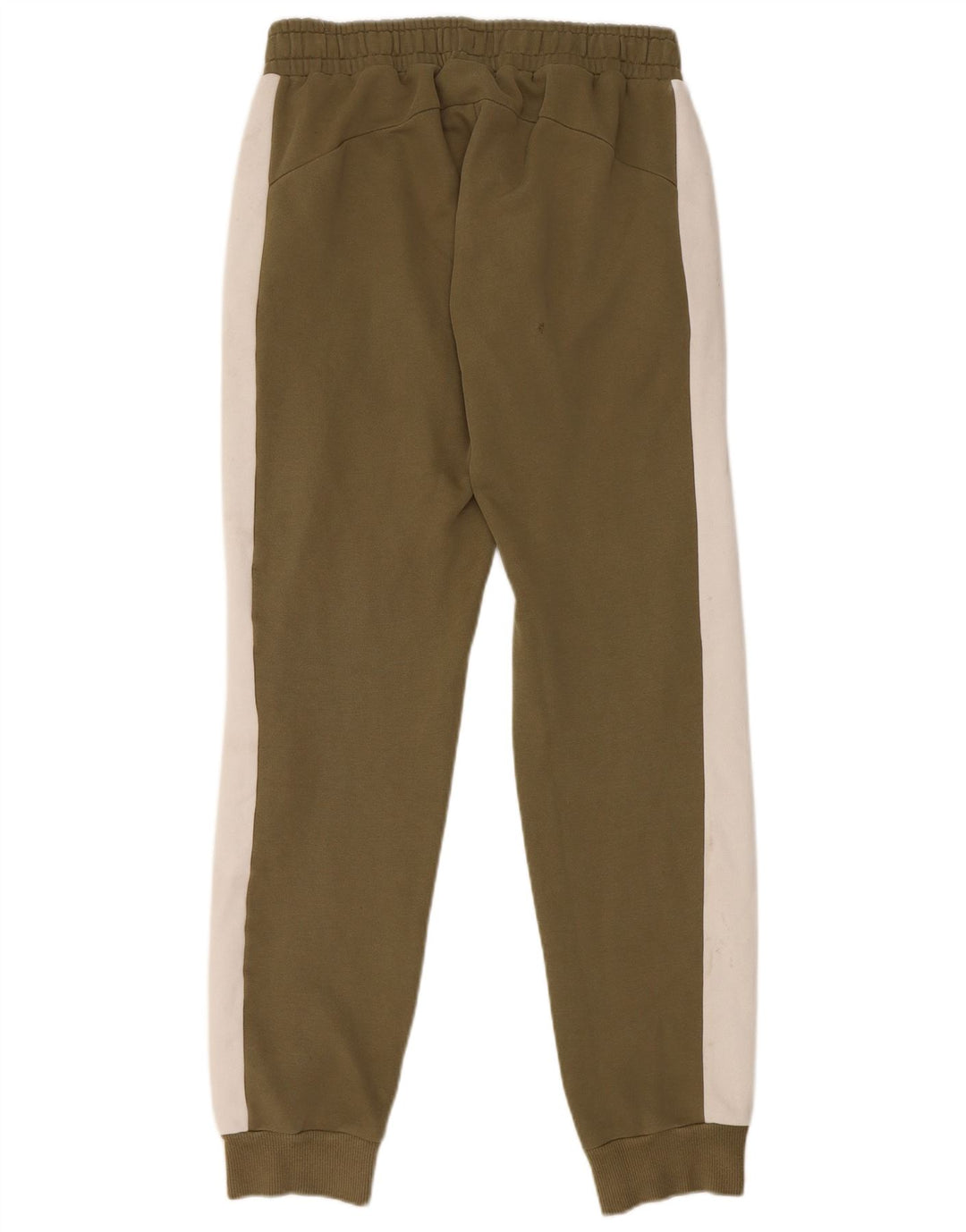 Męski dres Puma, średni khaki, bawełna z blokami kolorów