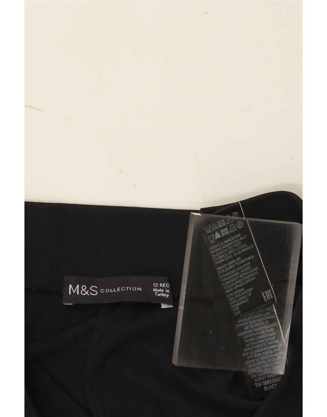 Spodnie damskie Marks & Spencer Pegged Chino UK 12 Medium W30 L31 Czarne