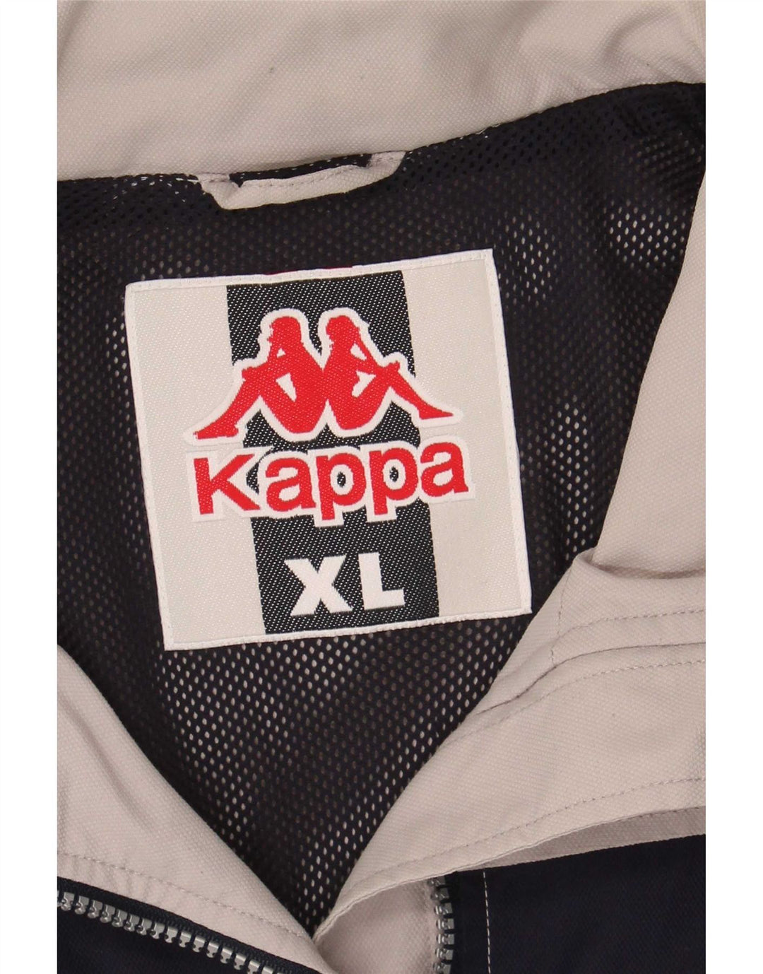Kappa Męska kurtka dresowa XL Szary blok kolorów
