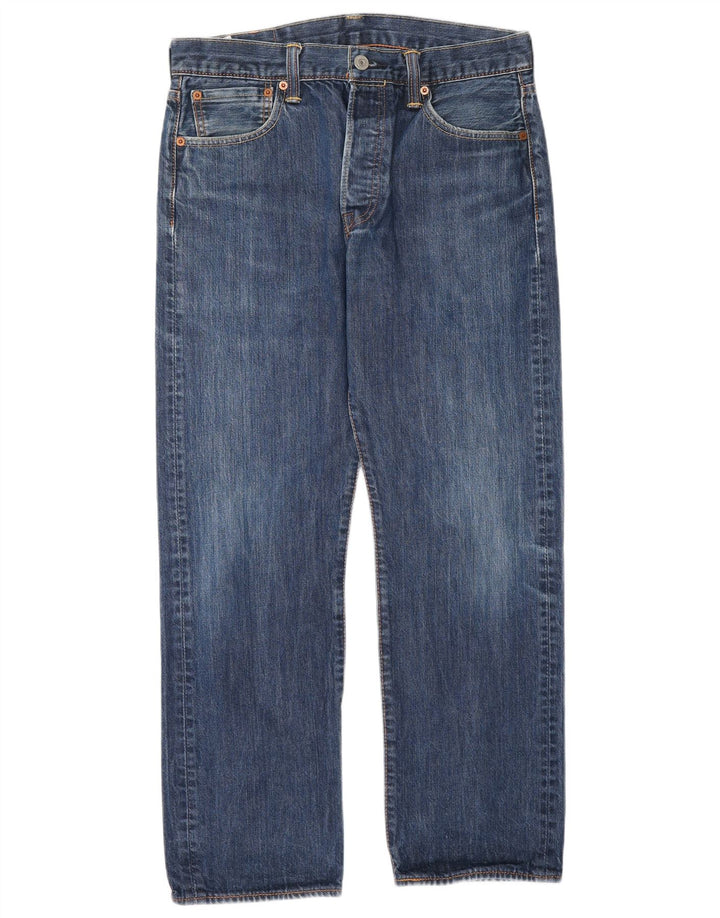 Męskie proste dżinsy Levi's W32 L30 Niebieskie bawełniane