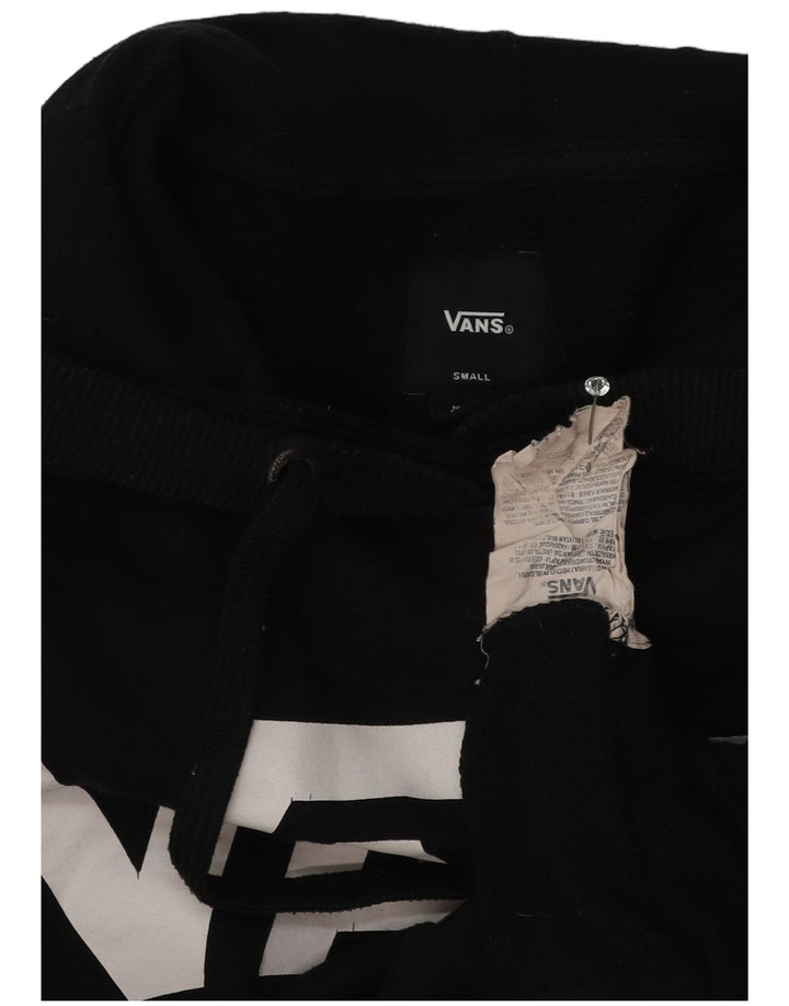 Męski sweter z kapturem Vans z grafiką, mały, czarny, bawełniany