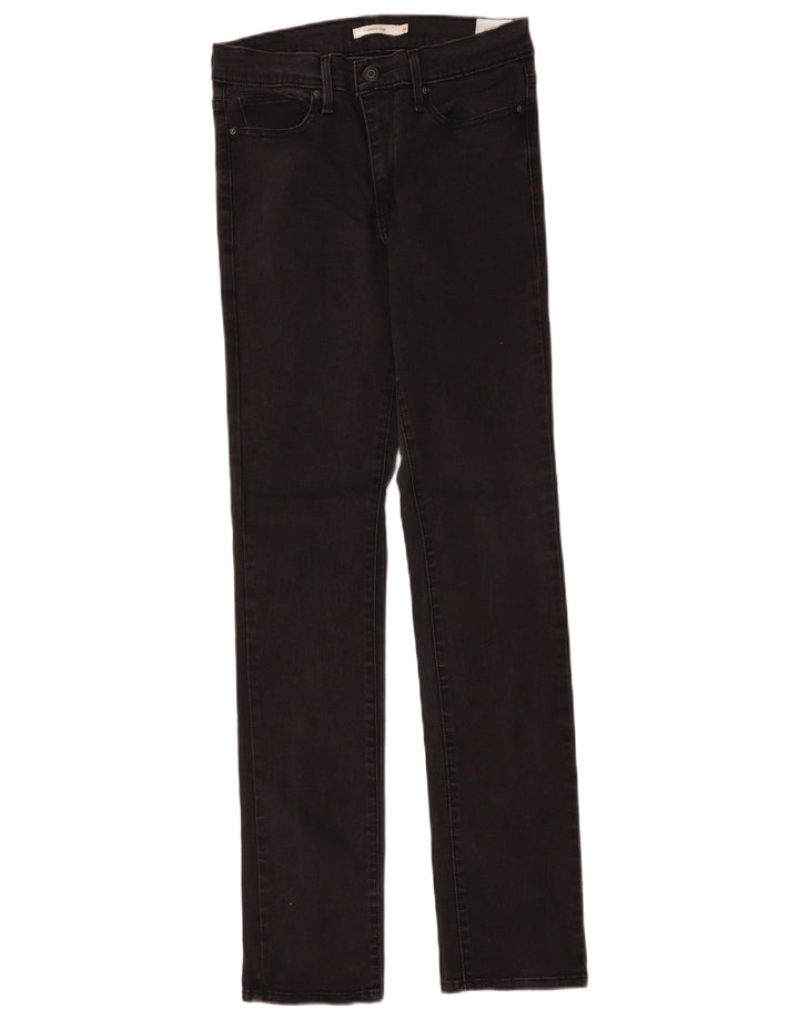 Damskie jeansy wyszczuplające Levi's W29 L32 Czarne bawełniane