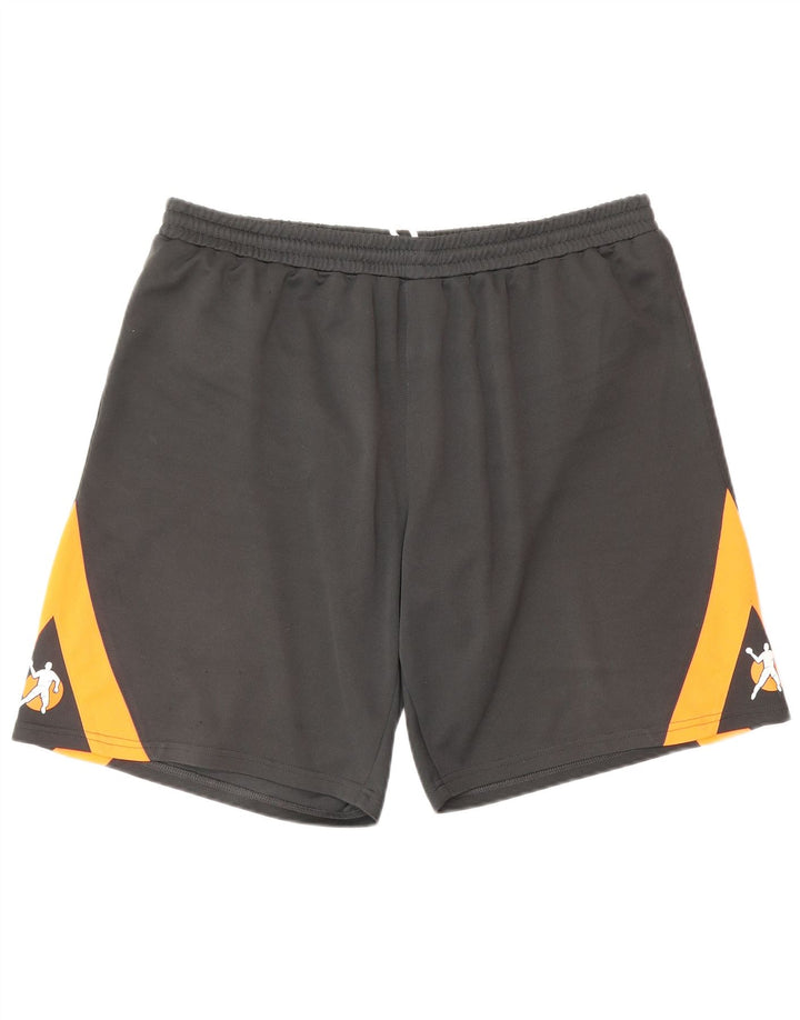 Męskie spodenki sportowe VINTAGE Graphic 2XL Szary blok kolorów