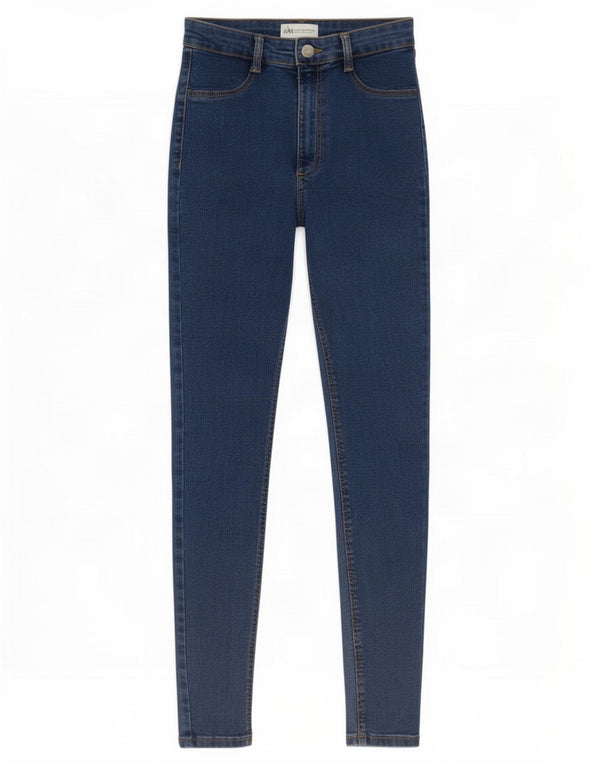 Damskie jeansy skinny Zara EU 38 Small W28 L27 Niebieskie bawełniane