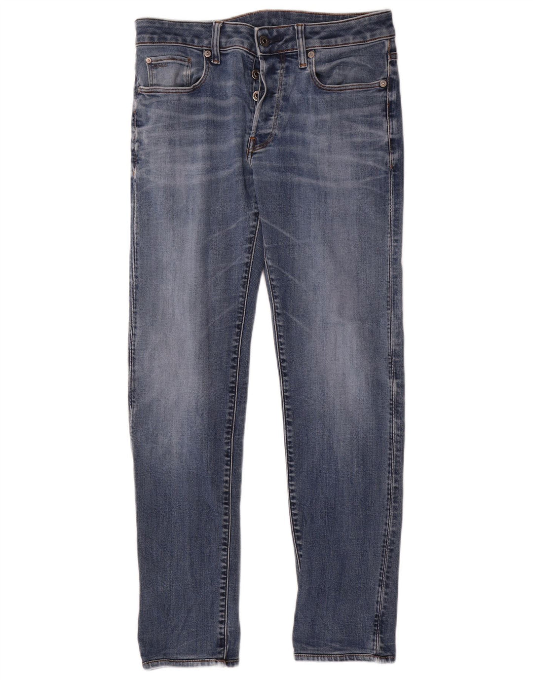 Damskie jeansy slim G-Star W29 L30 Niebieskie bawełniane