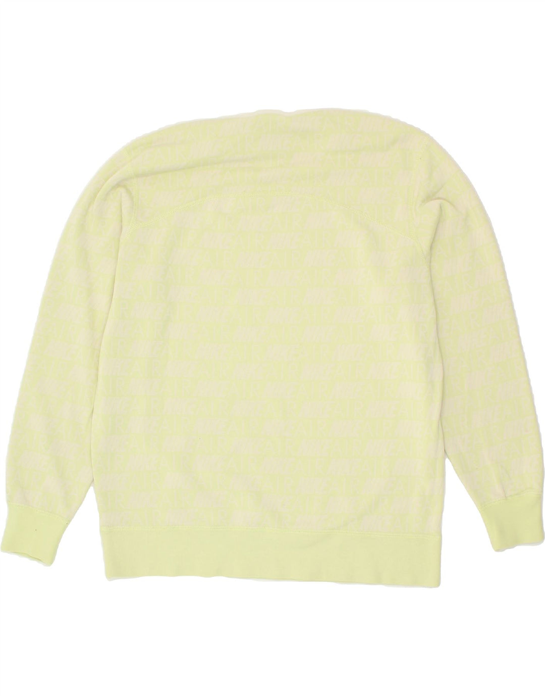 NIKE Womens Oversized Graphic Sweatshirt Jumper UK 14 Medium Green Cotton Vintage Nike and Second-Hand Nike from Messina Hembry 