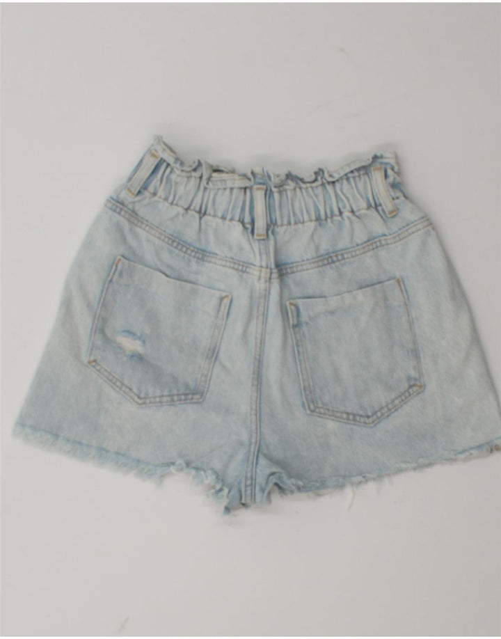 Damskie spodenki dżinsowe ZARA EU 34 2XS W24 Niebieskie