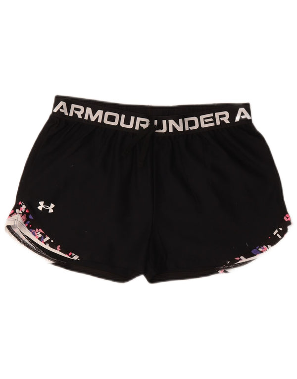 Dziewczęce spodenki sportowe Under Armour Heat Gear Graphic 13-14 lat XL, czarne