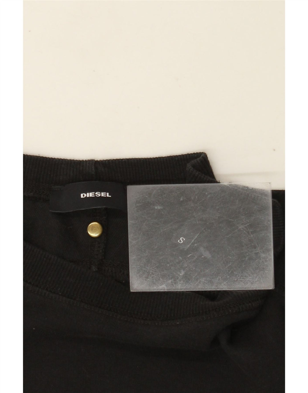 Męska bluza z grafiką DIESEL, mała czarna