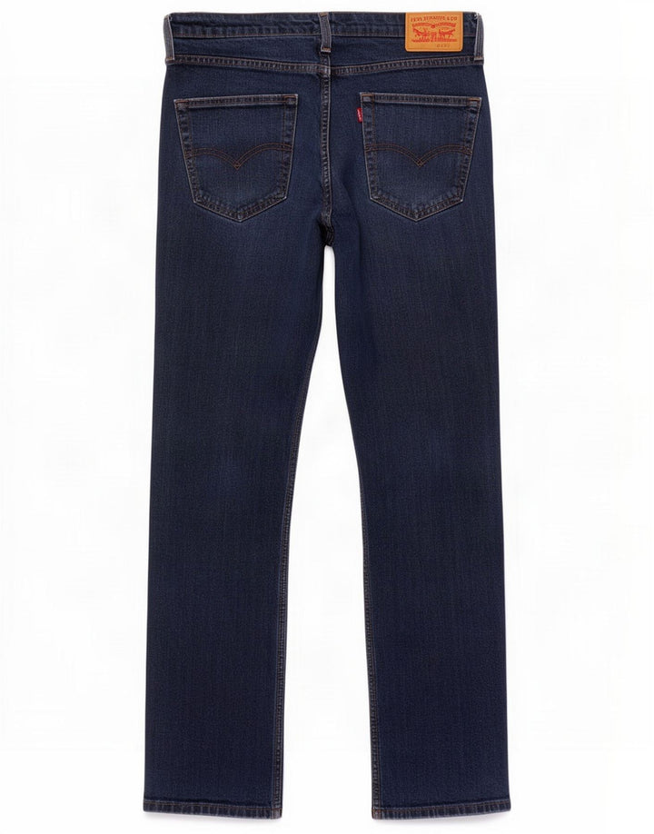 Levi's Mens 511 Slim Jeans W34 L32 Blue Cotton