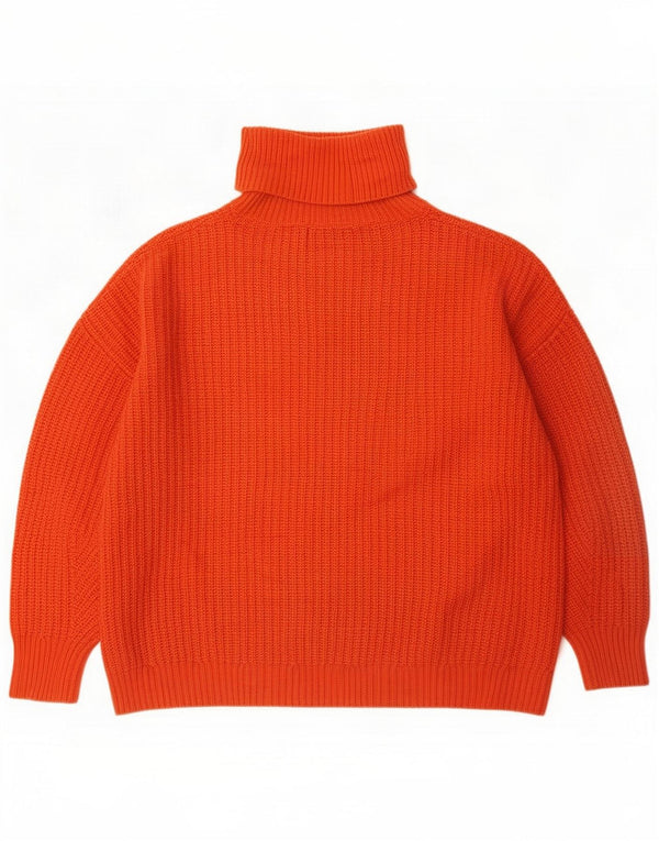 Damski sweter oversize Massimo Dutti UK 14 Medium Orange