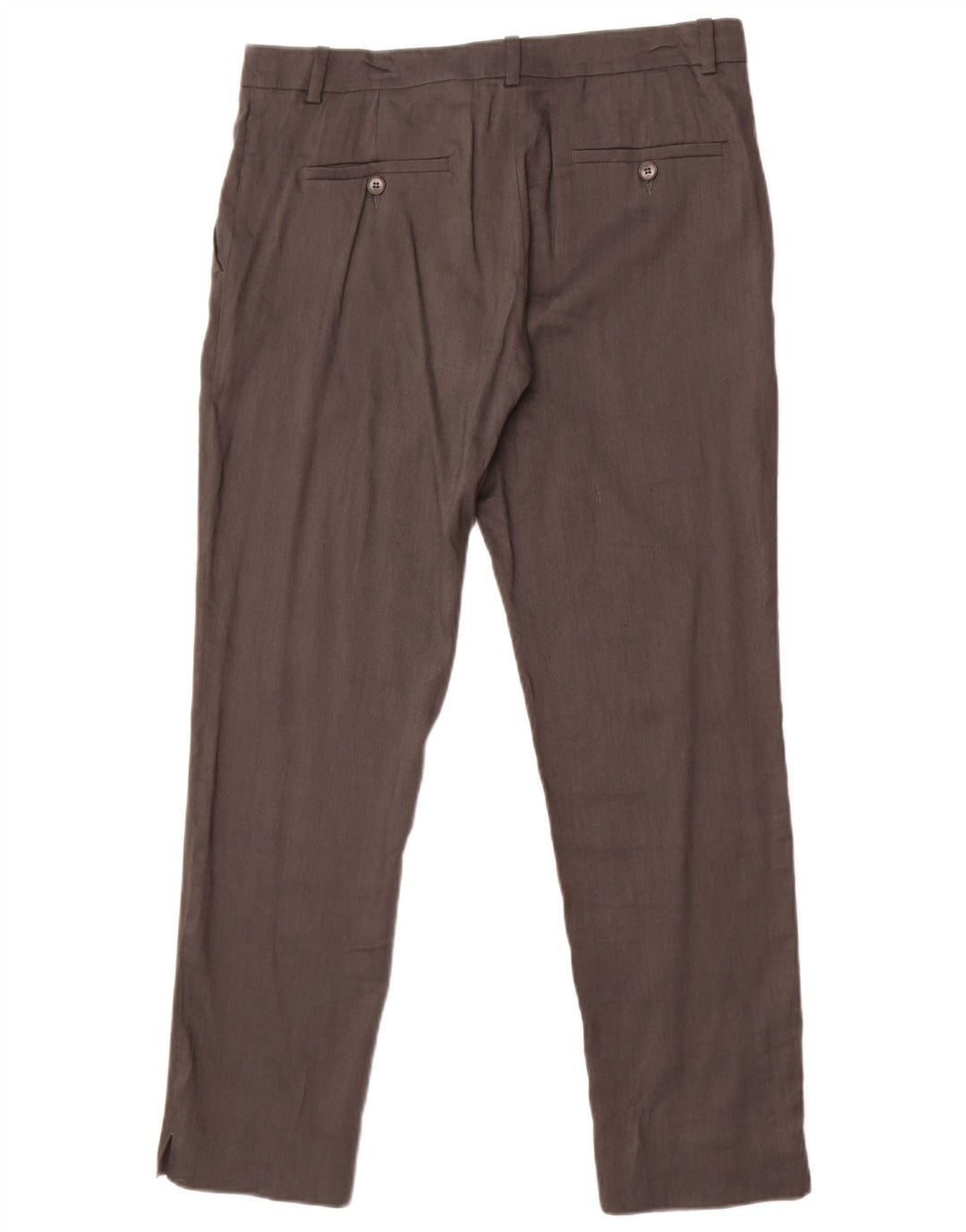 Damskie spodnie chino Jigsaw UK 12 Medium W32 L28 Szare lniane