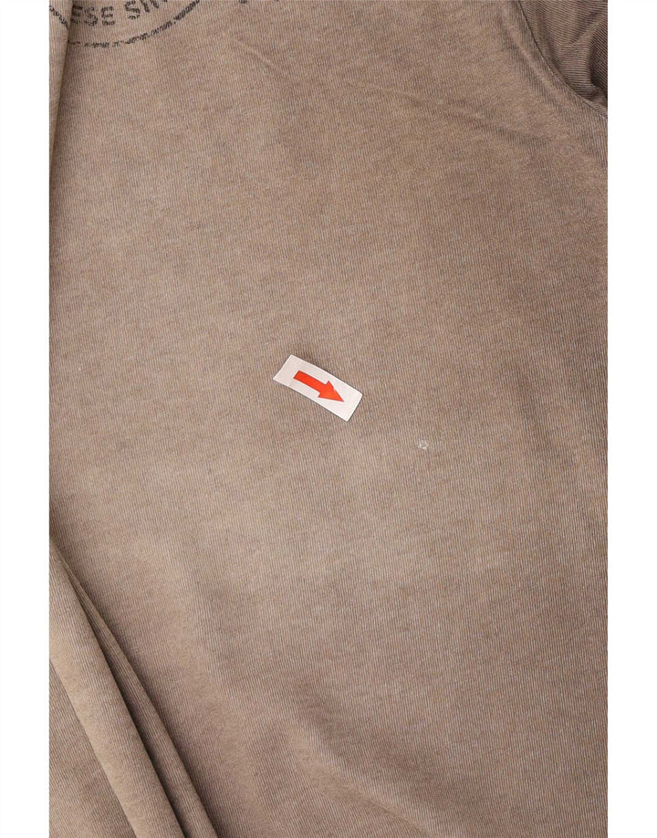 Męska koszulka z grafiką Dainese Top, średnia brązowa bawełna