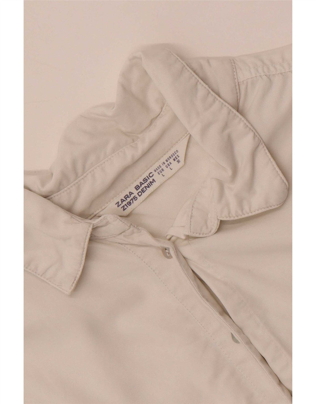 Damska sukienka oversize Zara UK 16, duża, biała