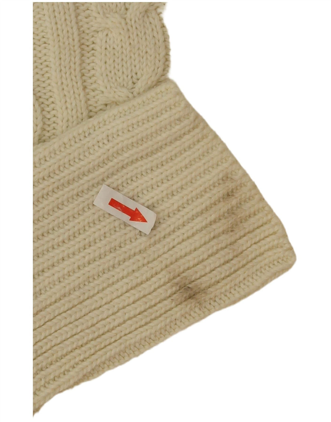 Marks & Spencer Damski sweter z dekoltem w łódkę, UK 16, duży, beżowy poliester