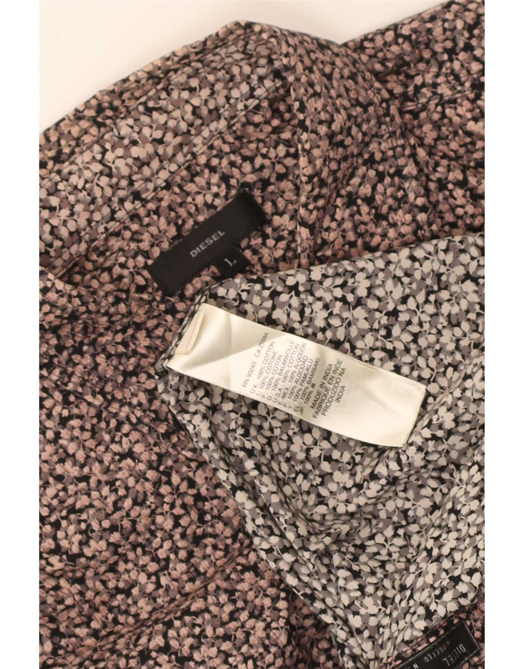 Koszula męska Diesel, duża, wielobarwna, bawełniana w kwiaty