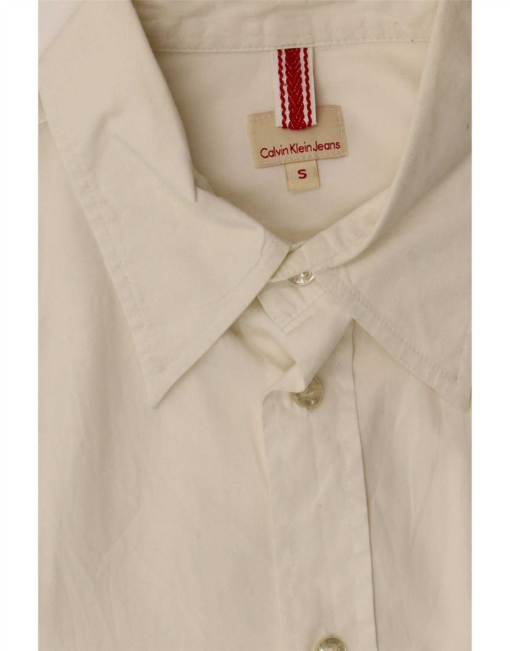 Koszula męska Calvin Klein Jeans, mała, biała