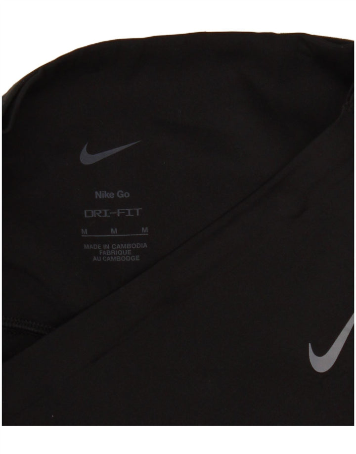 Damskie legginsy NIKE Dri Fit Capri UK 12, średnie czarne