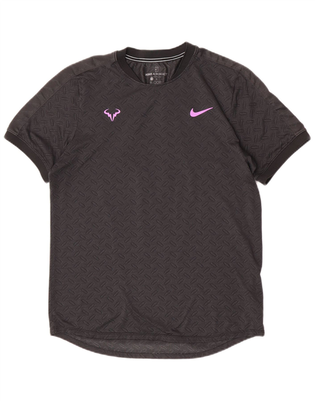 Koszulka męska Nike, średnia, szara, geometryczna