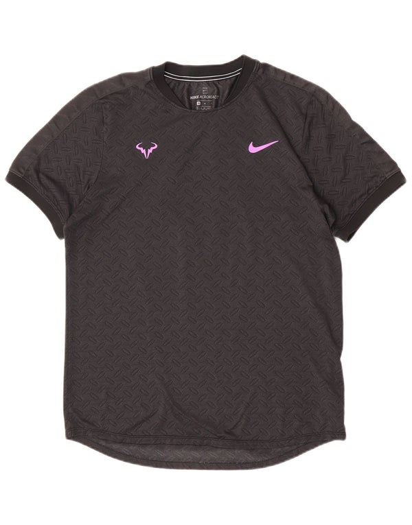 Koszulka męska Nike, średnia, szara, geometryczna