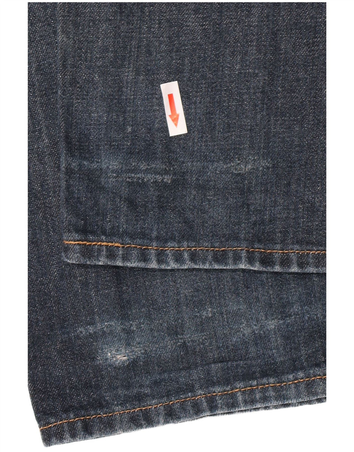 Męskie jeansy Levi's 501 Straight W38 L32 Niebieskie bawełniane