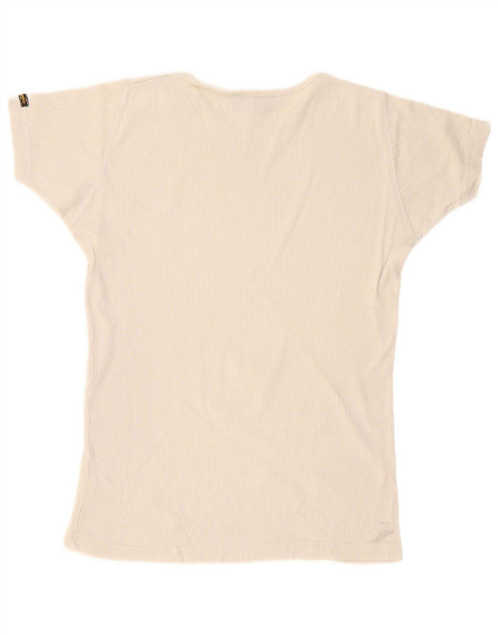 T-shirt męski Wrangler, średni, w kolorze złamanej bieli