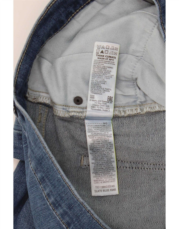 Marks & Spencer Męskie jeansy slim W34 L31 Niebieskie