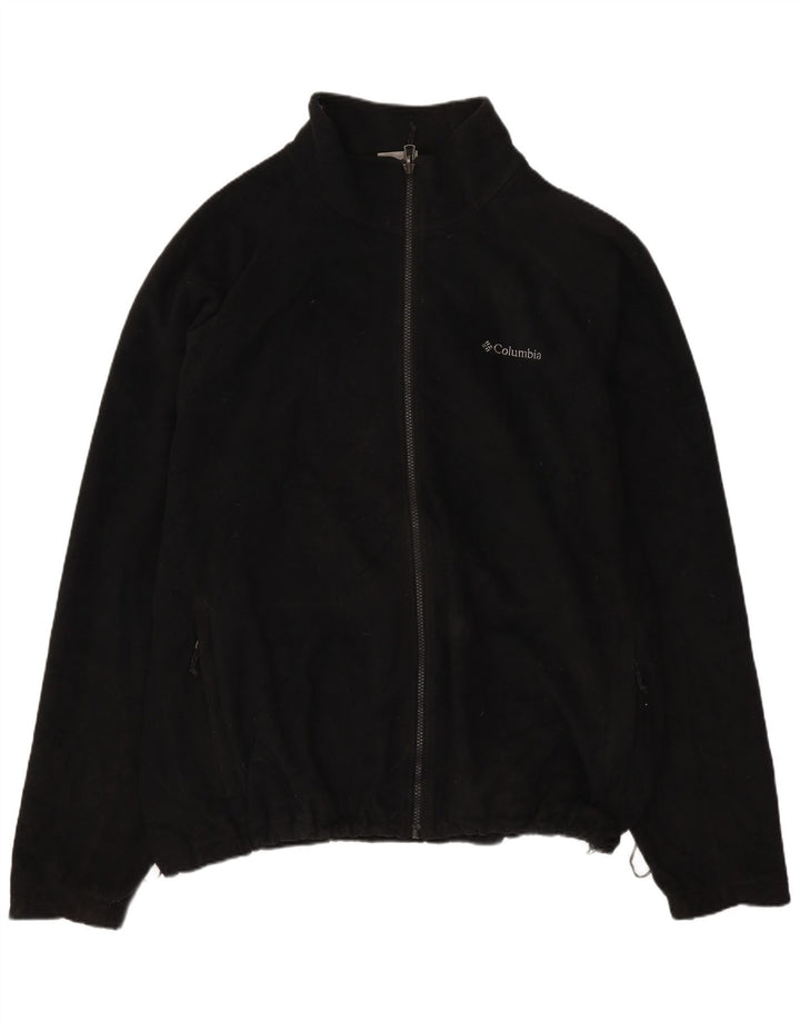 Męska kurtka polarowa Columbia Interchange XL, czarna, poliestrowa