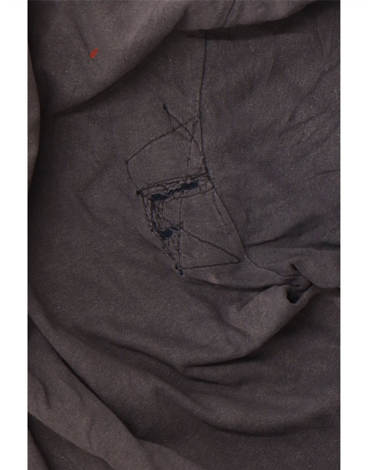 T-shirt męski HARD ROCK Malta z grafiką, średnioszary, bawełniany