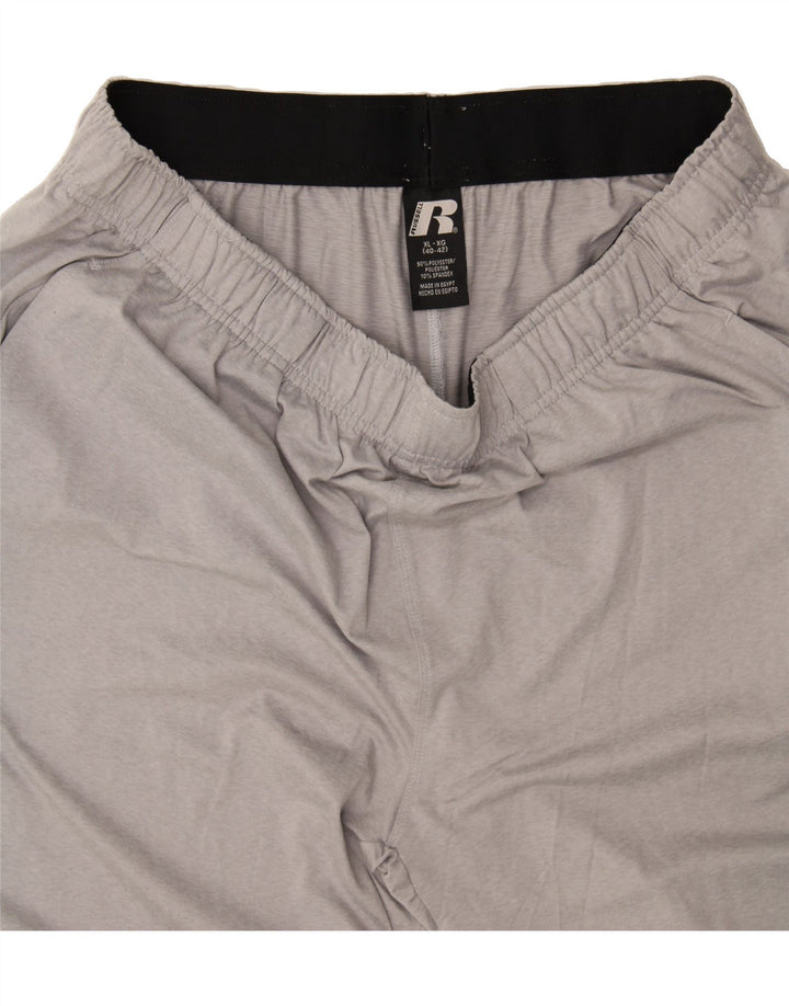 RUSSELL ATHLETIC Mens Sport Shorts XL  Grey Polyester Vintage Russell Athletic and Second-Hand Russell Athletic from Messina Hembry 
