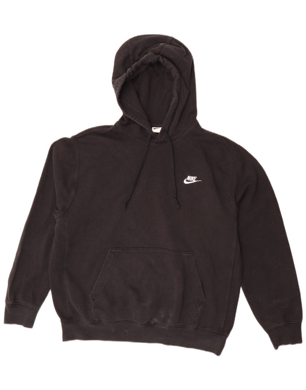 Męska bluza z kapturem Nike o luźnym kroju, średnia czarna, bawełniana