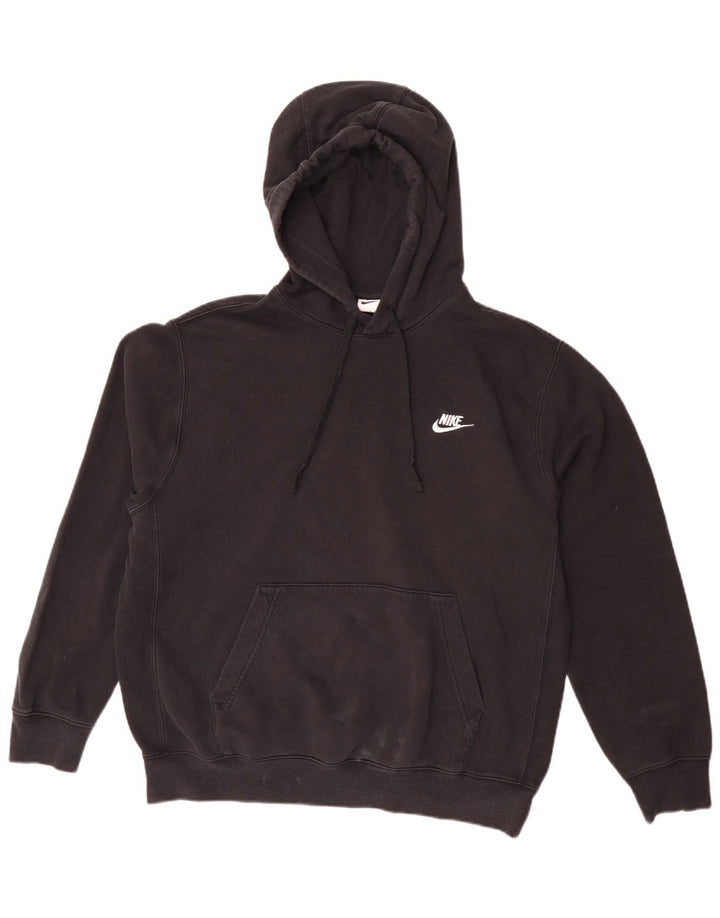 Męska bluza z kapturem Nike o luźnym kroju, średnia czarna, bawełniana