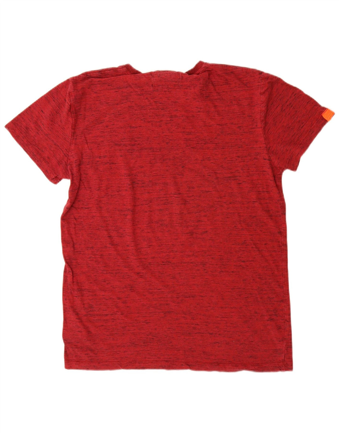 T-shirt męski Superdry, bawełniany, średni, czerwony, w cętki